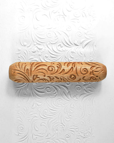 Texture Roller - Leaf - Sanbao Studio - ChinaClayArt