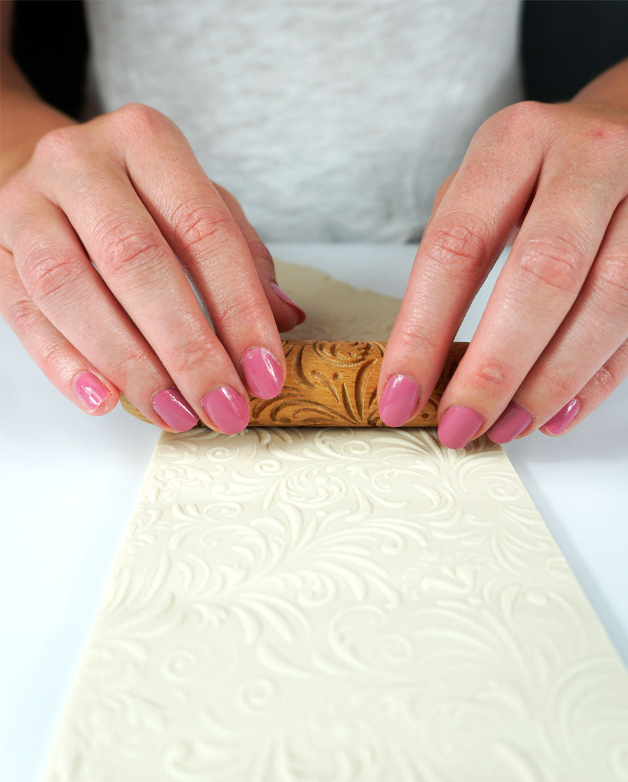 Clay Texture Roller - Fairy Fern