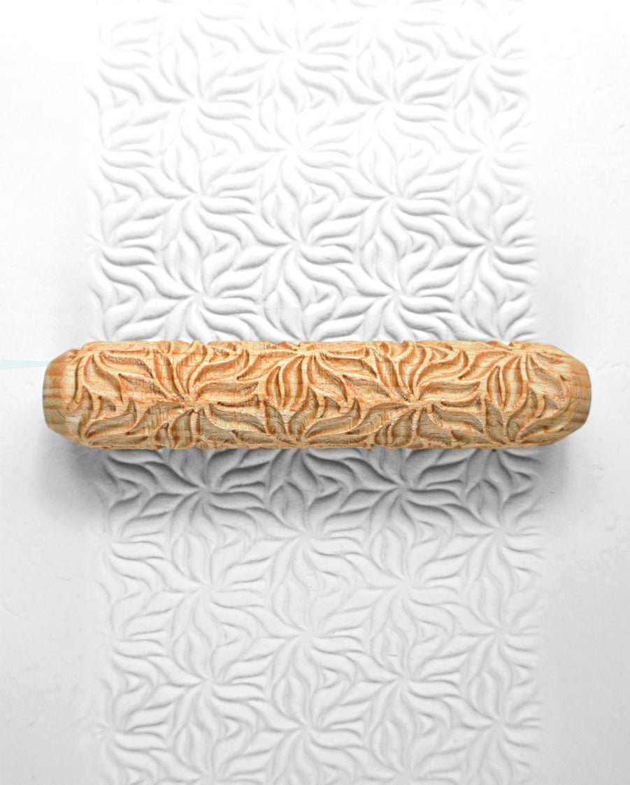 Clay Texture Roller - Floral Frenzy - Sanbao Studio - ChinaClayArt