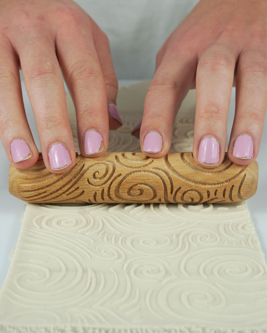 Clay Texture Roller, Clay Hand Roller - Ivy Trails - Sanbao Studio -  ChinaClayArt