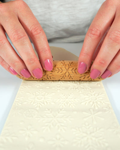 Clay Texture Roller - Snow Flake