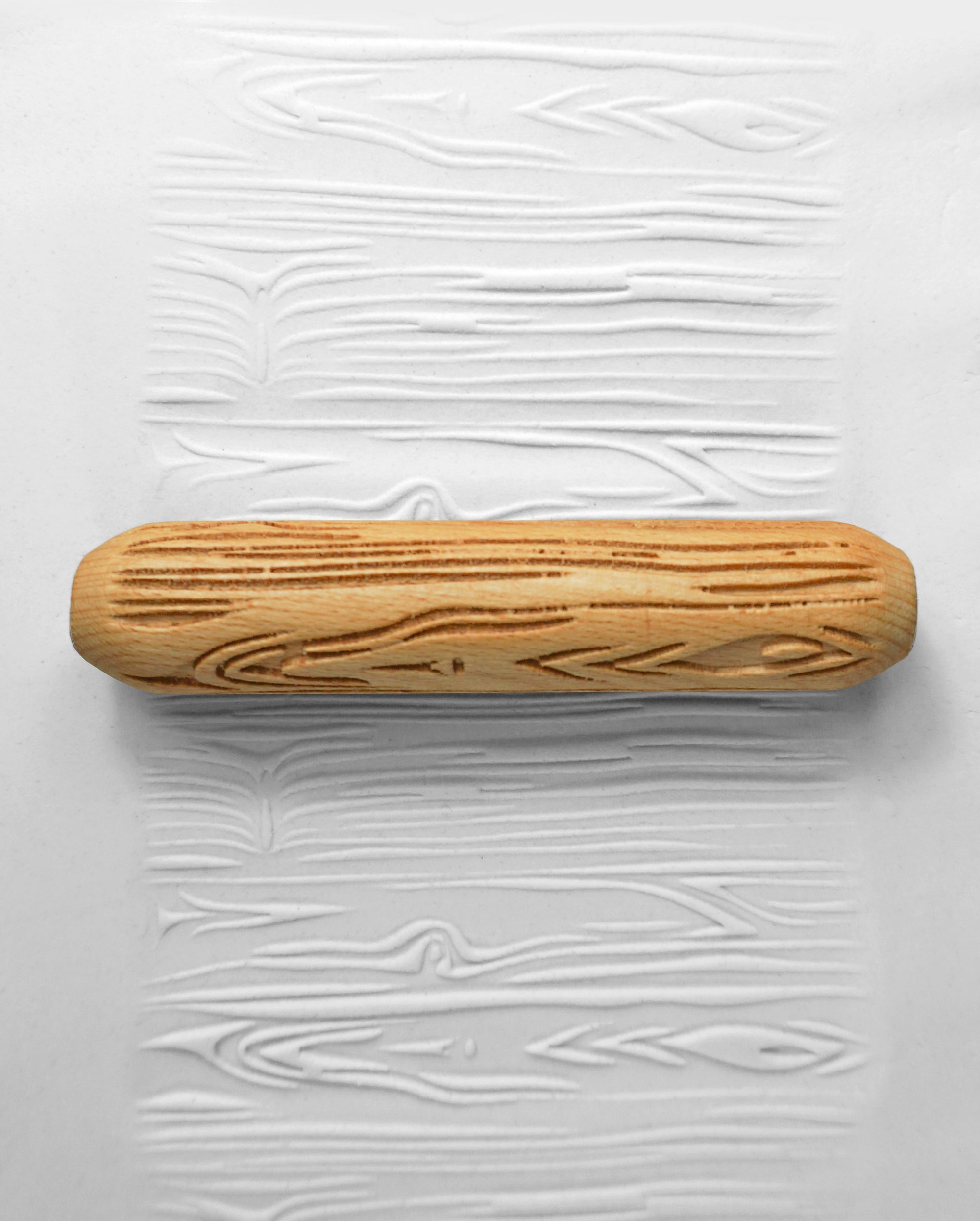 Clay Texture Roller - Tree Bark - Sanbao Studio - ChinaClayArt