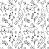 Underglaze Transfer -  Realistic Rabbit & Egg