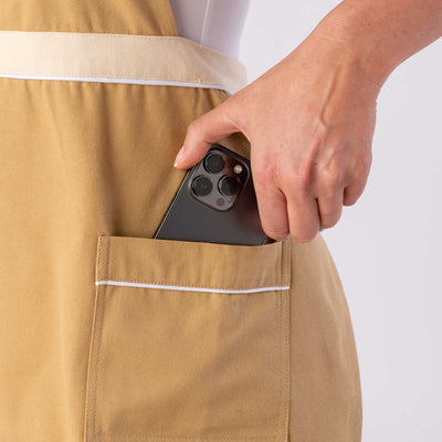 Split leg Pottery Apron - Sand Dune