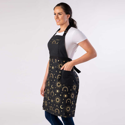 Split leg Pottery Apron - Star Dust