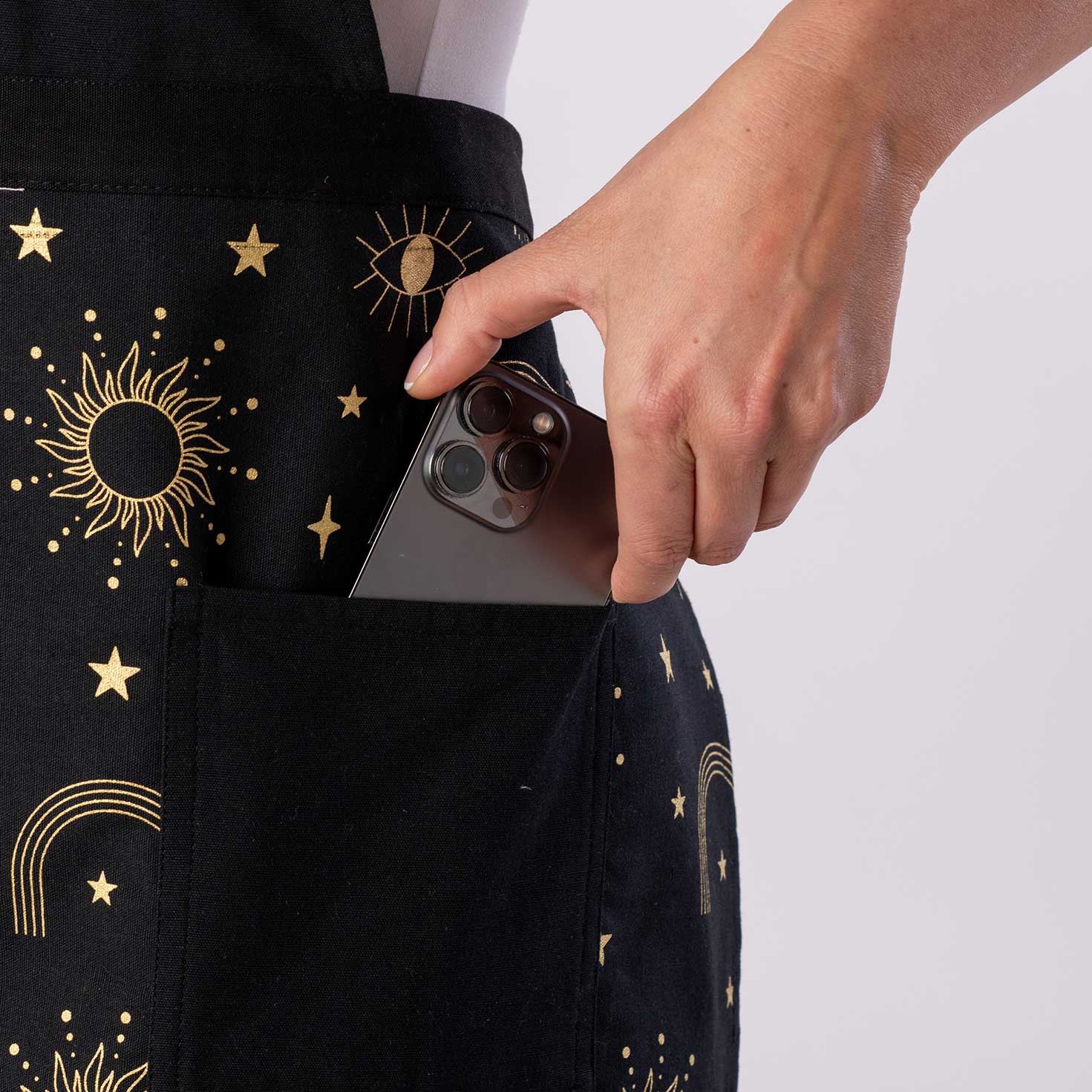 Split leg Pottery Apron - Star Dust