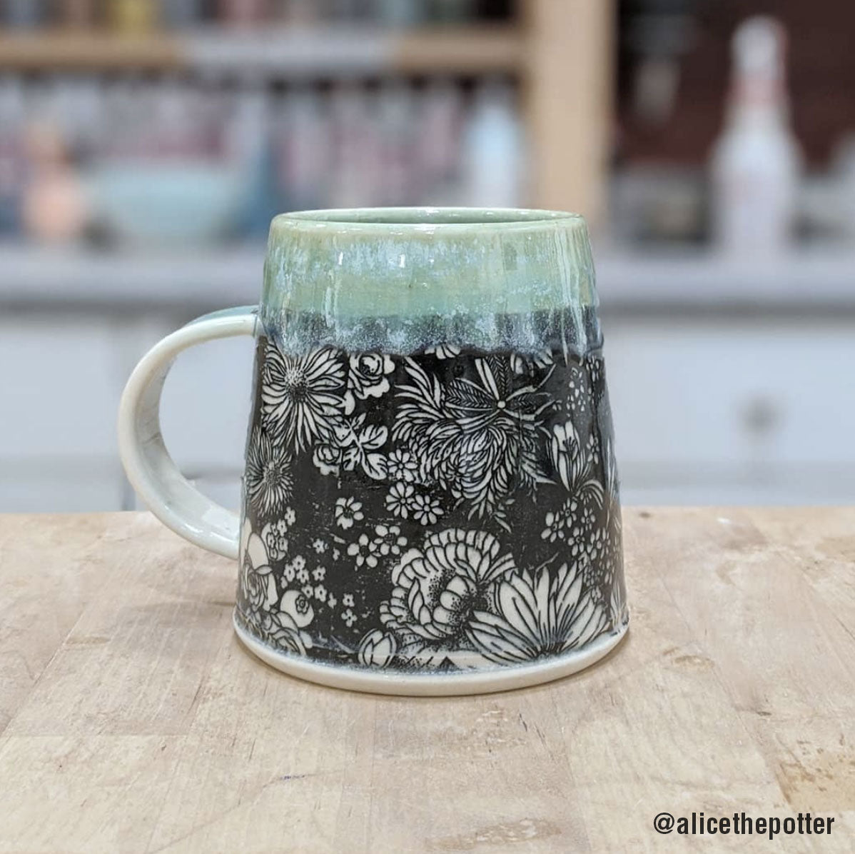 Underglaze Transfer - Flower 01