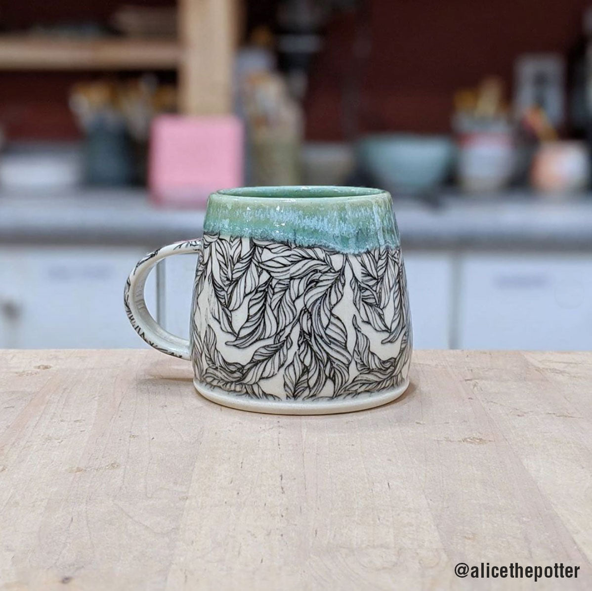 Underglaze Transfer - Leaf, Tropical