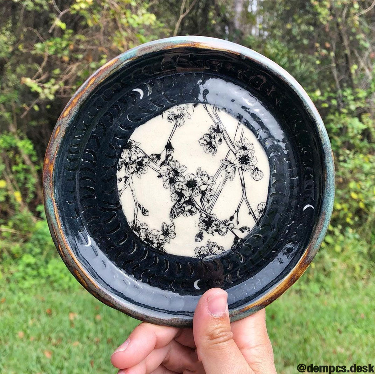 Underglaze Transfer - Cherry Flower Branches