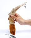 Buffalo horn with camel hair