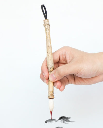 30 - Bamboo with Goat Hair and Buck tail