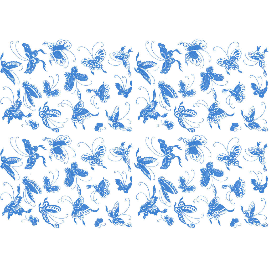 Underglaze Transfer, Ceramic Decal - Butterfly 4 | Sanbao