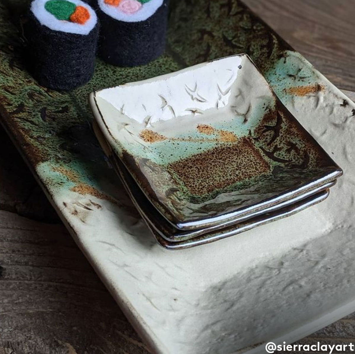 Clay Texture Roller - Feathered Flock