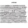 Underglaze Transfer - Font Letter Serif