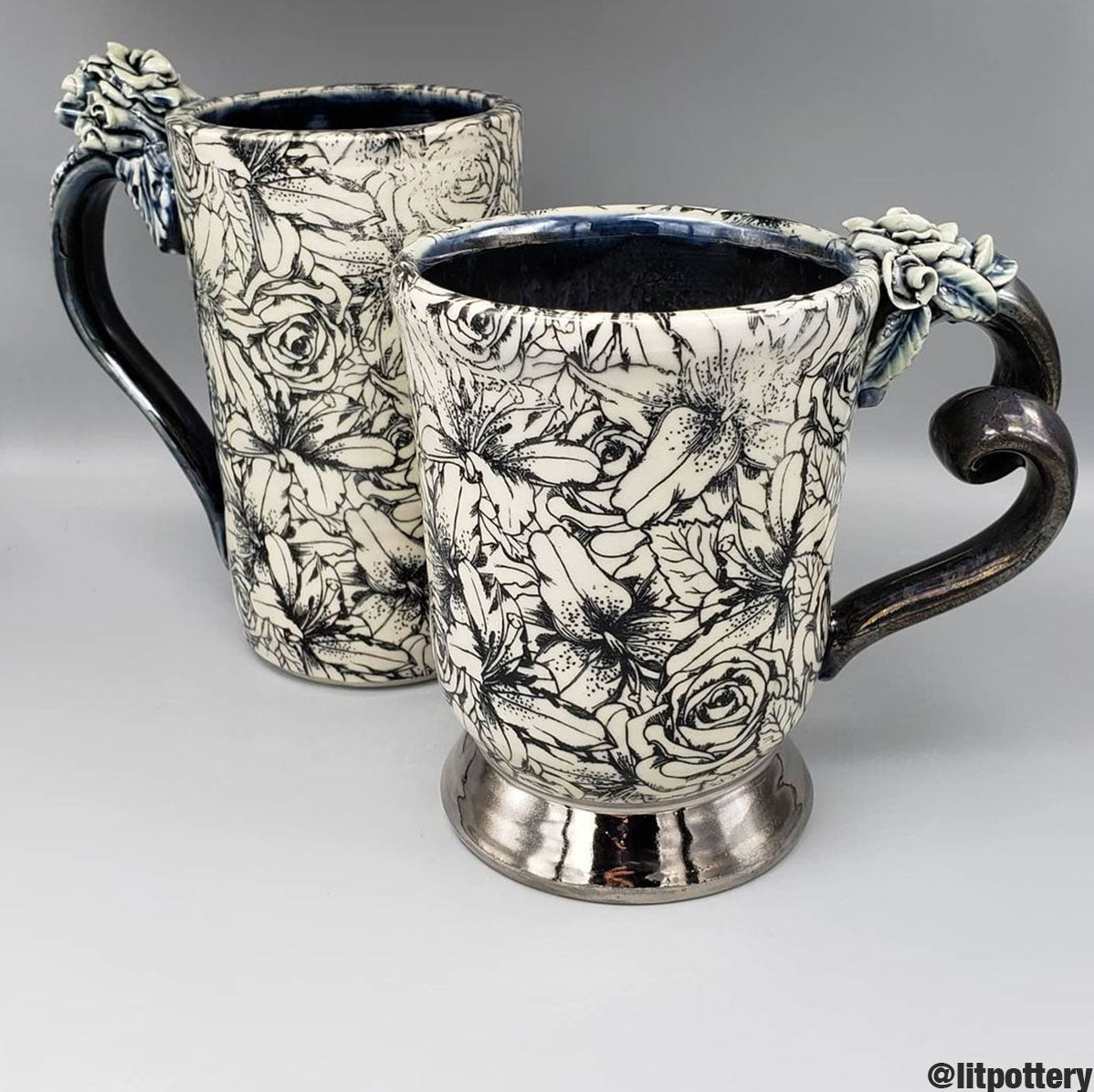 Underglaze Transfer - Flower, Lilly & Rose